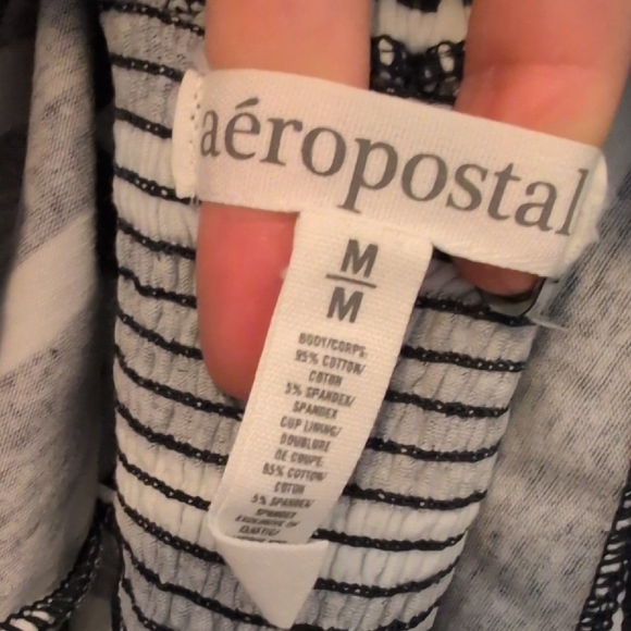 Aeropostale Navy and White Striped Dress - Picture 2 of 5